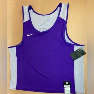 Nike Elite Reversible Mesh Lacrosse Mens Athletic Tank Top size Small 846361-546